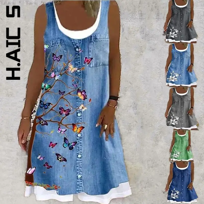 H.Aic S New Women Dress Basic Floral Dot 3D Print Knee Length Dress Slim Temperament Clothing Female Vestidos
H.Aic S New Women Dress Basic Floral Dot 3D Print Knee Length Dress Slim Temperament Clothing Female Vestidos