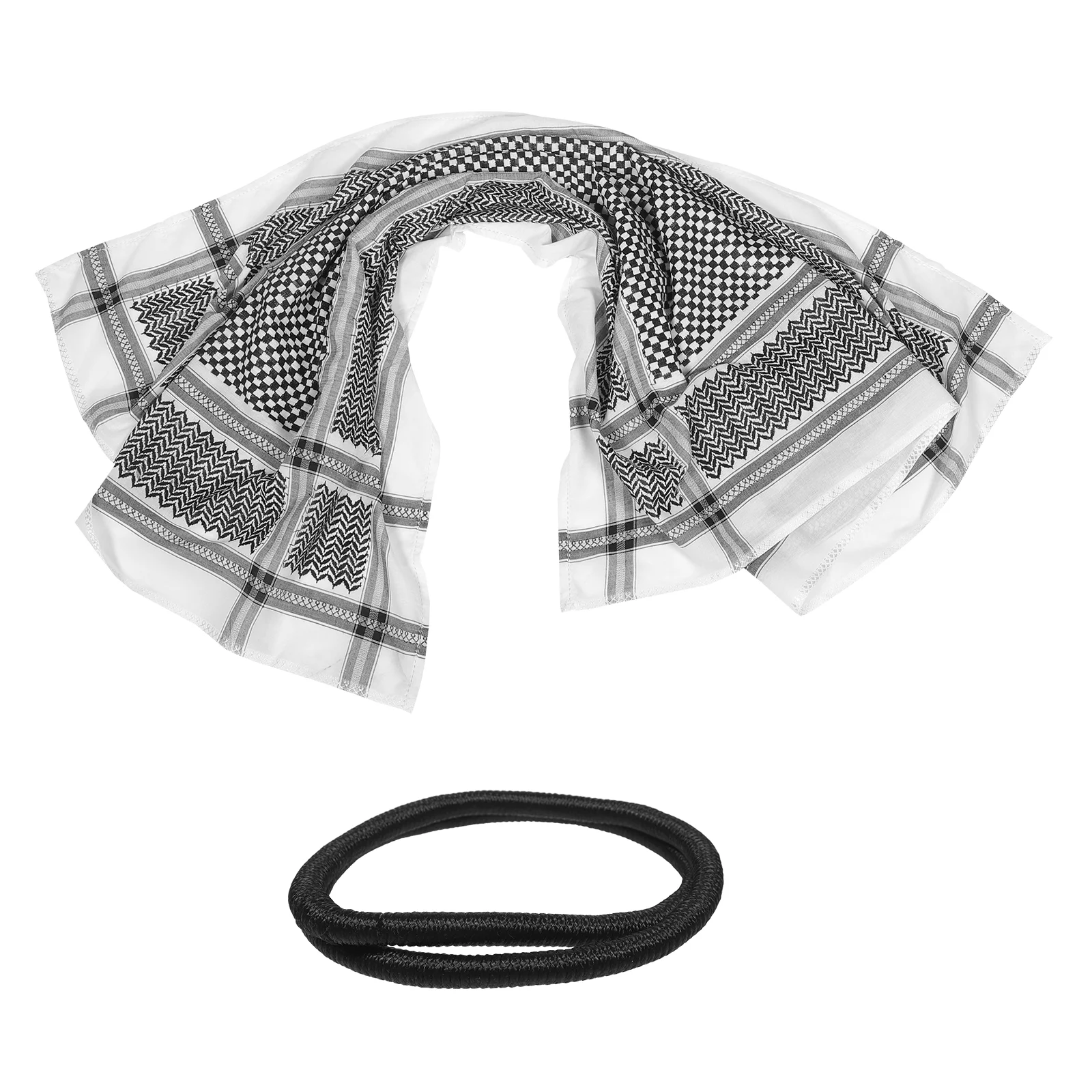 Men Hair Ties Men's Headscarf Headband Arab Shemagh Middle East Arabian Style Polyester Muslim Hijab Travel
Men Hair Ties Men's Headscarf Headband Arab Shemagh Middle East Arabian Style Polyester Muslim Hijab Travel