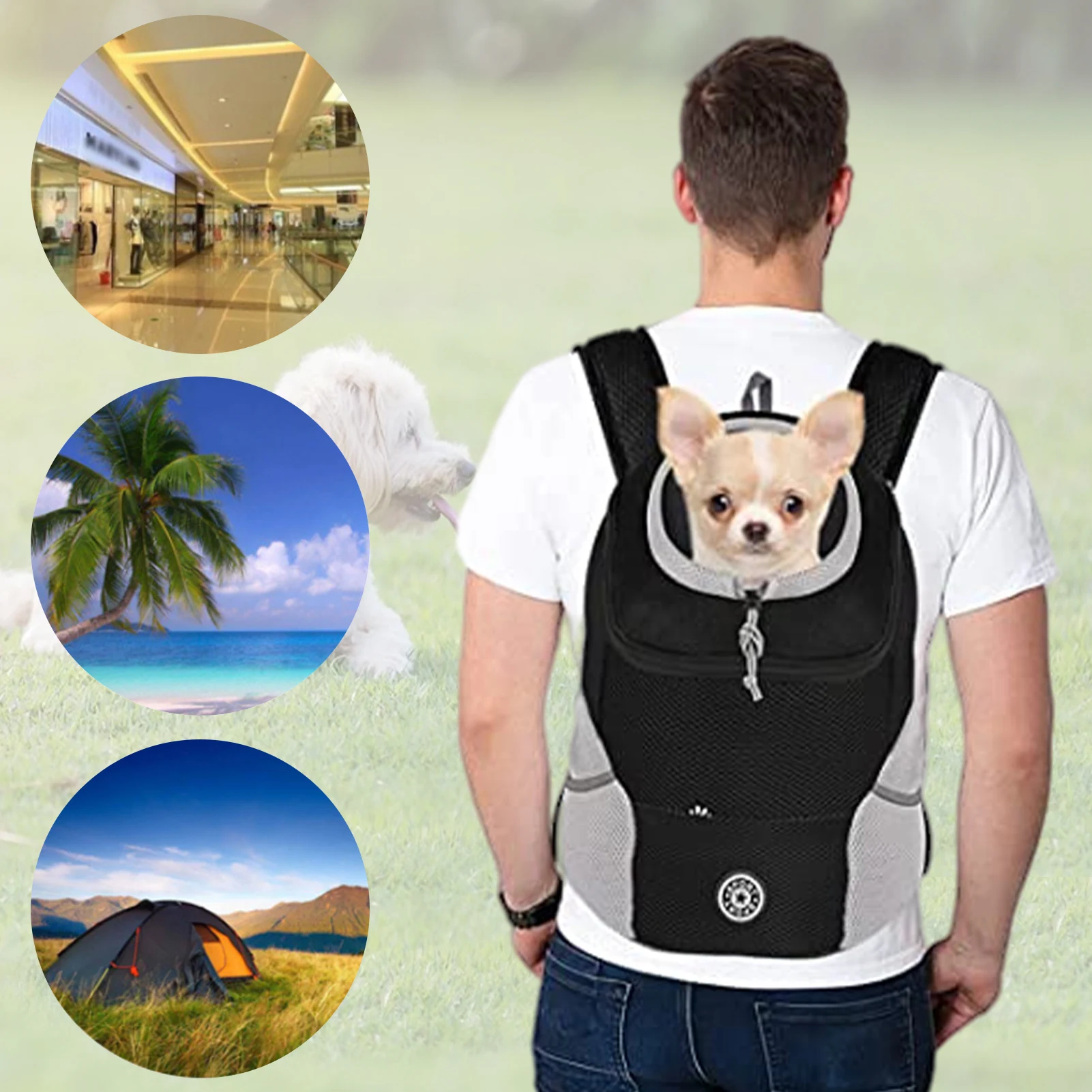 Outdoor Breathable Dog Carrier Backpack Double Shoulder Portable Front Mesh Travel Pet Bags for Cat Cat Backpack Pet Supplies
Outdoor Breathable Dog Carrier Backpack Double Shoulder Portable Front Mesh Travel Pet Bags for Cat Cat Backpack Pet Supplies