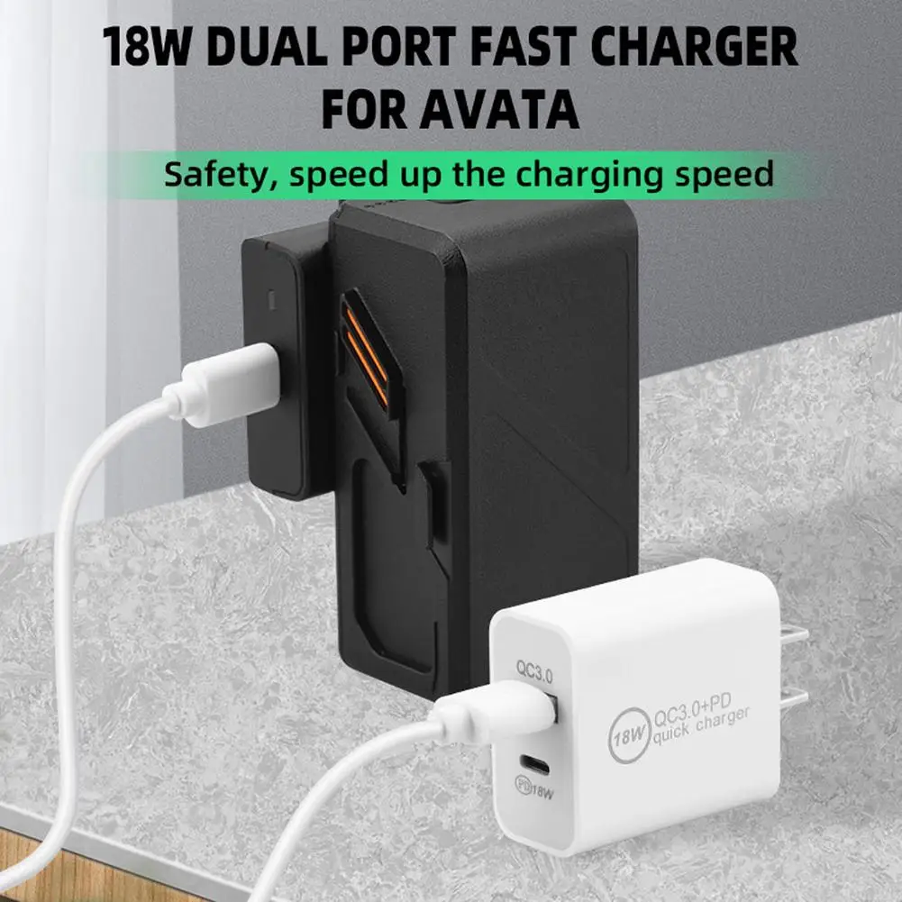 Адаптер для зарядного устройства, совместимый с Dji Avata Dual-port Intelligent Pd Quick Charge Data Cable Connector
Адаптер для зарядного устройства, совместимый с Dji Avata Dual-port Intelligent Pd Quick Charge Data Cable Connector