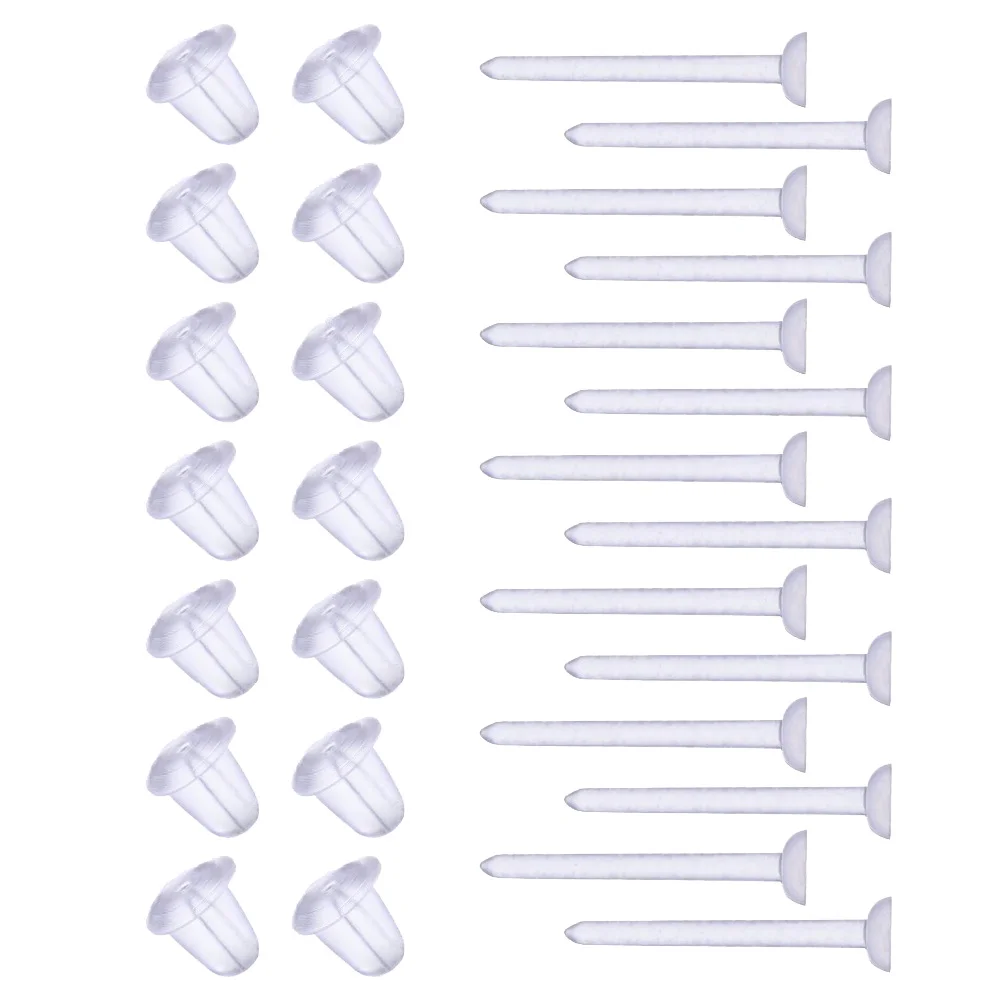 100Pcs Earring Supplies Silicone Earring Back DIY Earring Accessories Earring Plugs for Woman Home
100Pcs Earring Supplies Silicone Earring Back DIY Earring Accessories Earring Plugs for Woman Home