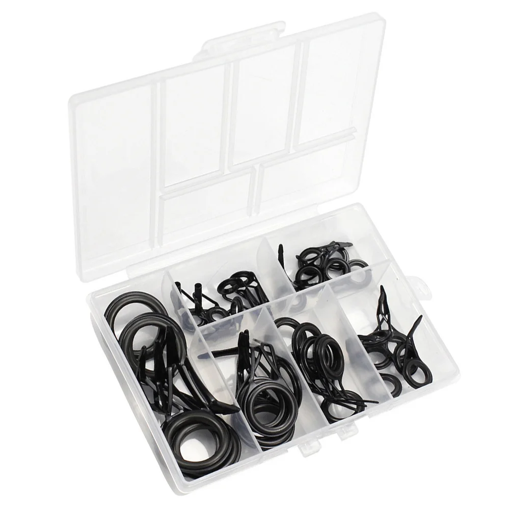 Single Foot Rod Rod Guide Ring Fishing Repairment Stainless Steel Tip Tops Repair Set 35 Pcs 5.5*2.4mm About 91g/box
Single Foot Rod Rod Guide Ring Fishing Repairment Stainless Steel Tip Tops Repair Set 35 Pcs 5.5*2.4mm About 91g/box