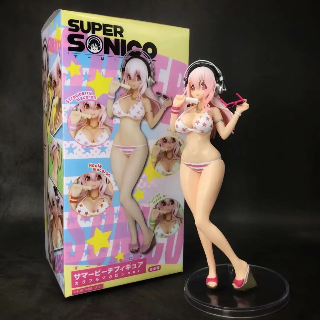 Японские сексуальные купальники SUPERSONICO из аниме в коробке, Супер Sonico, фигурка мороженого, коллекционные модели игрушек из ПВХ
Японские сексуальные купальники SUPERSONICO из аниме в коробке, Супер Sonico, фигурка мороженого, коллекционные модели игрушек из ПВХ