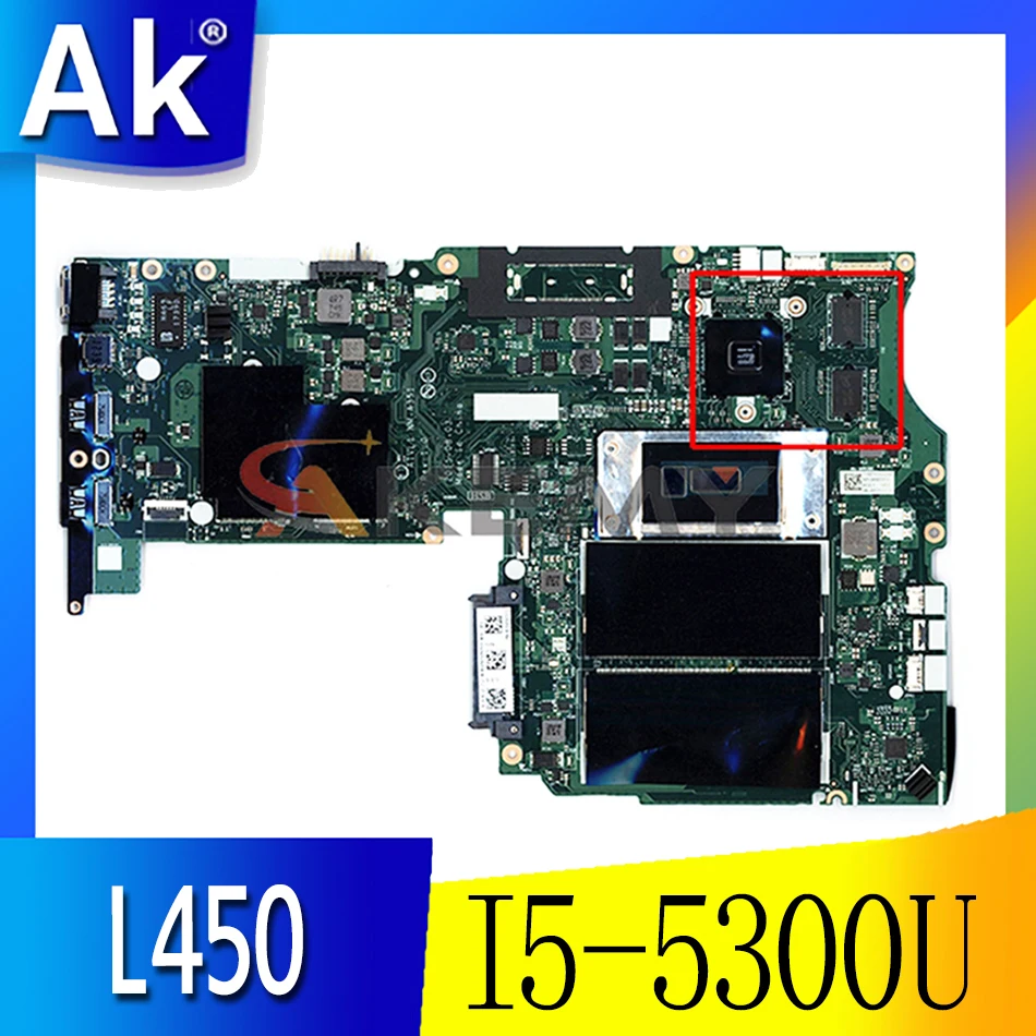 NM-A351 100% протестированная работа для материнской платы ноутбука Lenovo ThinkPad L450 CPU I5 5300U DDR3 R5 M240 GPU
NM-A351 100% протестированная работа для материнской платы ноутбука Lenovo ThinkPad L450 CPU I5 5300U DDR3 R5 M240 GPU