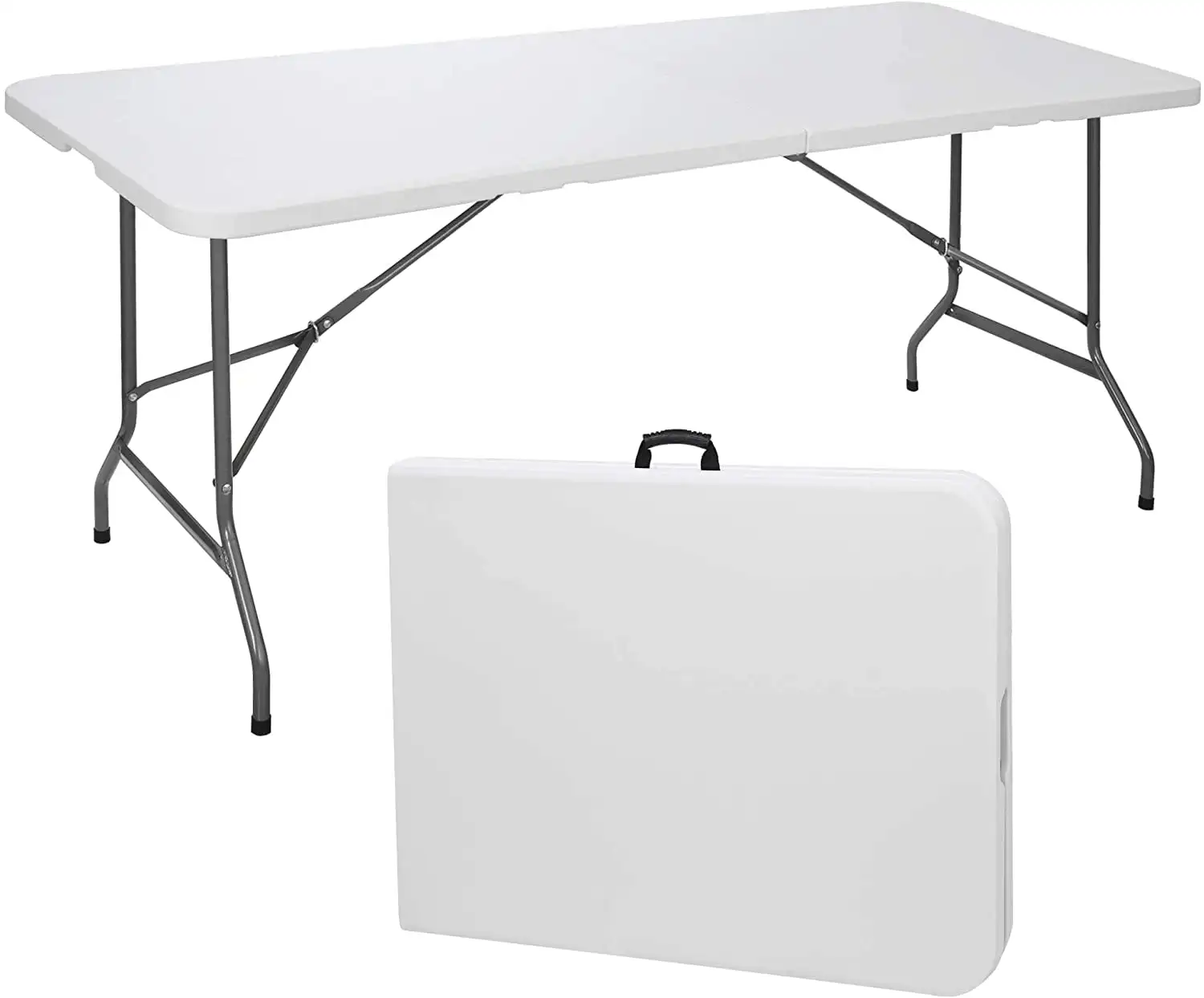 Free Shipping Folding Utility Table 6ft Fold-in-Half Portable Plastic Picnic Party Dining Camp Table White
Free Shipping Folding Utility Table 6ft Fold-in-Half Portable Plastic Picnic Party Dining Camp Table White