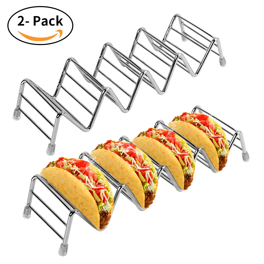 Набор из 2 держателей Taco, стойка Taco из высококачественной нержавеющей стали для детей, жесткий или мягкий корпус Tacos 1 1 1 1
Набор из 2 держателей Taco, стойка Taco из высококачественной нержавеющей стали для детей, жесткий или мягкий корпус Tacos 1 1 1 1