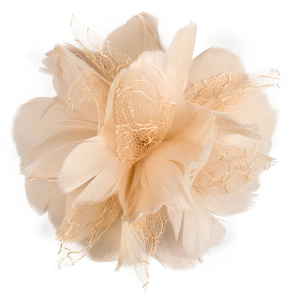 Fashion Flower Feather Brooch Bead Corsage Hair Clip Fascinator Bridal Hairband Brooch Pin for Women Children Headwear Pins Acce
Fashion Flower Feather Brooch Bead Corsage Hair Clip Fascinator Bridal Hairband Brooch Pin for Women Children Headwear Pins Acce