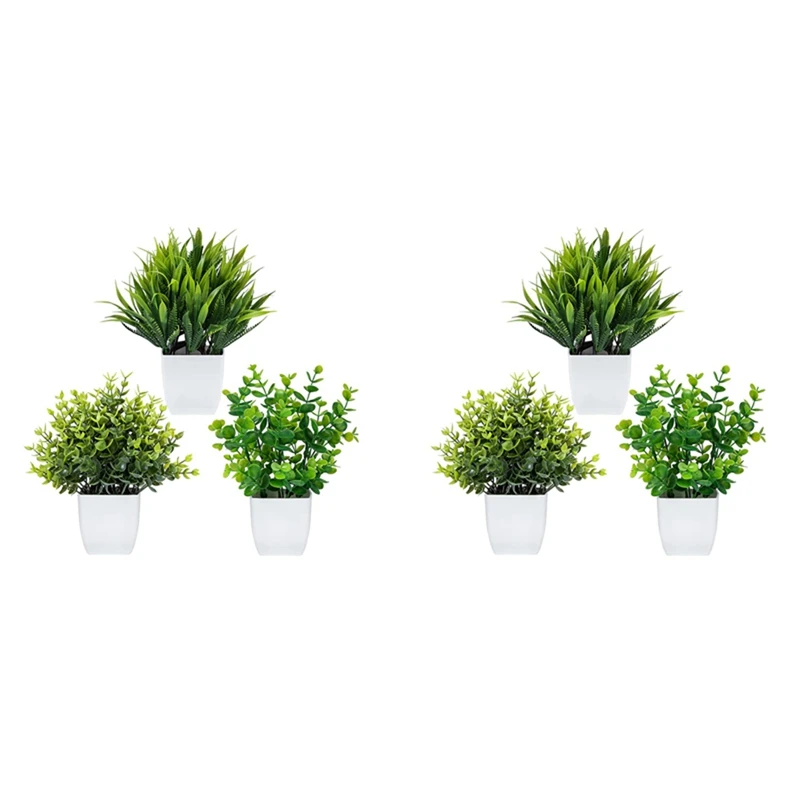 6 Pack Fake Plants In Pots Artificial Eucalyptus Plant Mini Potted Faux Plants Indoor Small Plastic Wheat Grass Shrubs
6 Pack Fake Plants In Pots Artificial Eucalyptus Plant Mini Potted Faux Plants Indoor Small Plastic Wheat Grass Shrubs