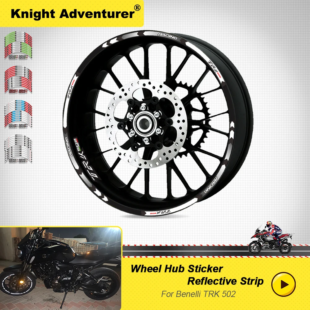 New Motorcycle Front&Rear Edge Outer Rim Sticker Wheel Decals Reflective Waterproof Stickers For Benelli TRK 502 trk502
New Motorcycle Front&Rear Edge Outer Rim Sticker Wheel Decals Reflective Waterproof Stickers For Benelli TRK 502 trk502