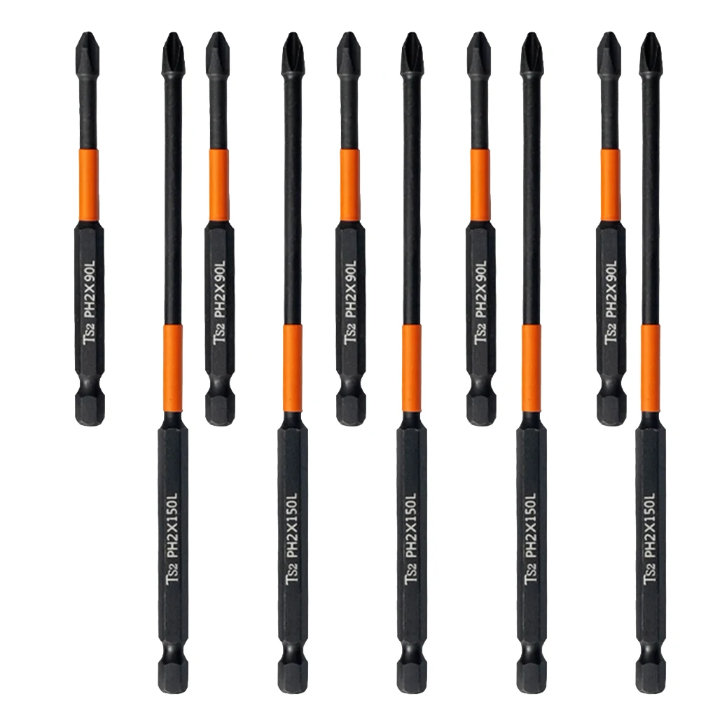10pcs PH2 Impact Magneti Cross Screwdriver Bit 90/150mm For Electric Screwdrivers Hand Drills Impact Screwdrivers Power Tool
10pcs PH2 Impact Magneti Cross Screwdriver Bit 90/150mm For Electric Screwdrivers Hand Drills Impact Screwdrivers Power Tool