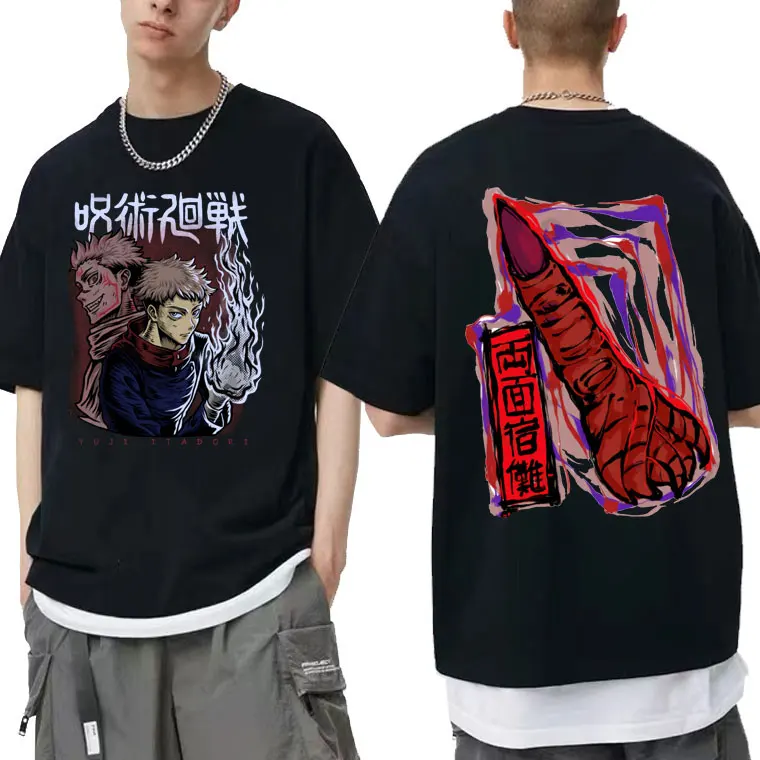 Anime Jujutsu Kaisen Graphic T-shirt Manga Yuji Itadori Ryomen Sukuna T Shirts Men Oversized Short Sleeve Male Tees Man Tshirt
Anime Jujutsu Kaisen Graphic T-shirt Manga Yuji Itadori Ryomen Sukuna T Shirts Men Oversized Short Sleeve Male Tees Man Tshirt