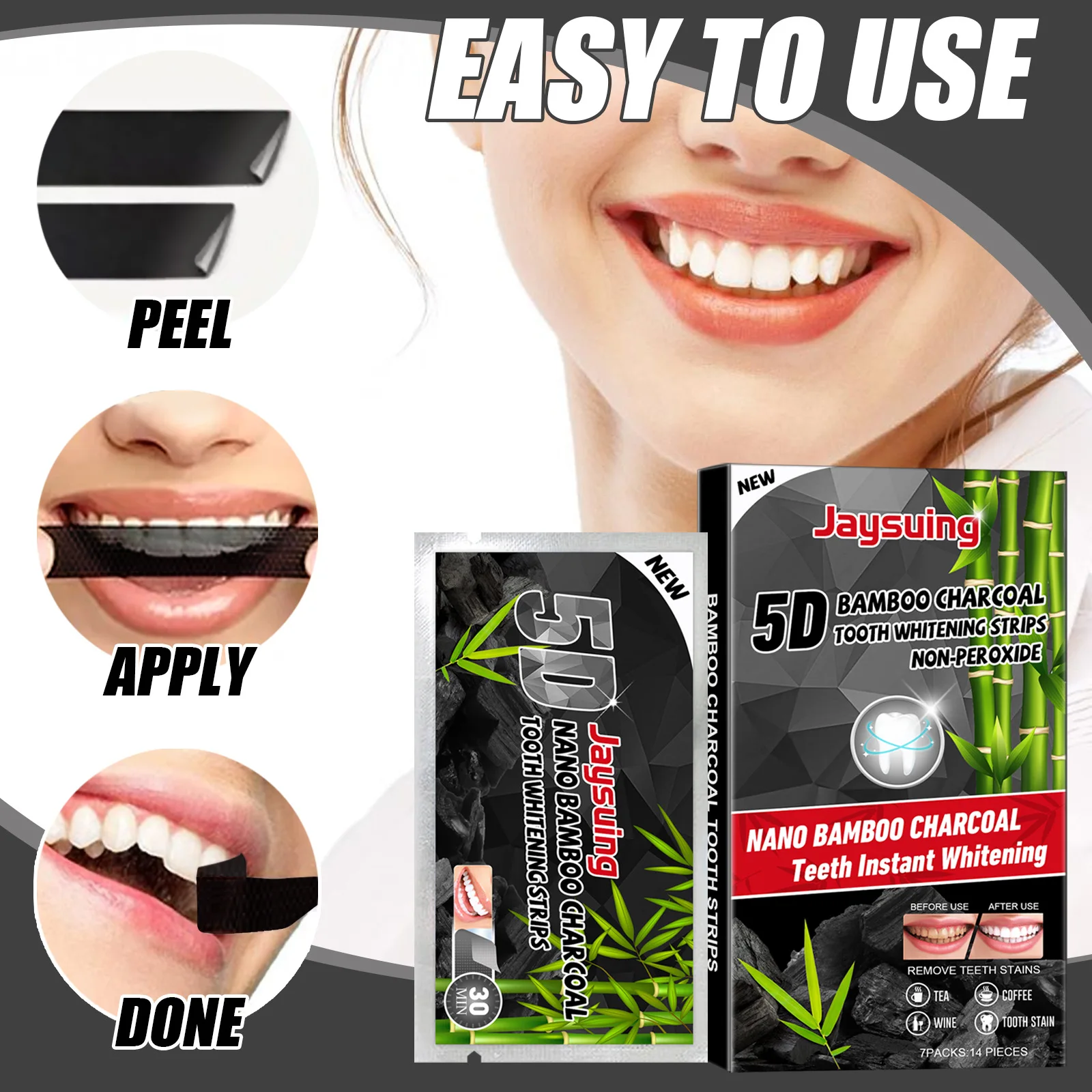 Tooth Whitening Strips Dry Toothpaste Bleaching Tooth Sticky Gel Teeth Whitening Strips Teeth Whitener High Elastic Oral Care
Tooth Whitening Strips Dry Toothpaste Bleaching Tooth Sticky Gel Teeth Whitening Strips Teeth Whitener High Elastic Oral Care