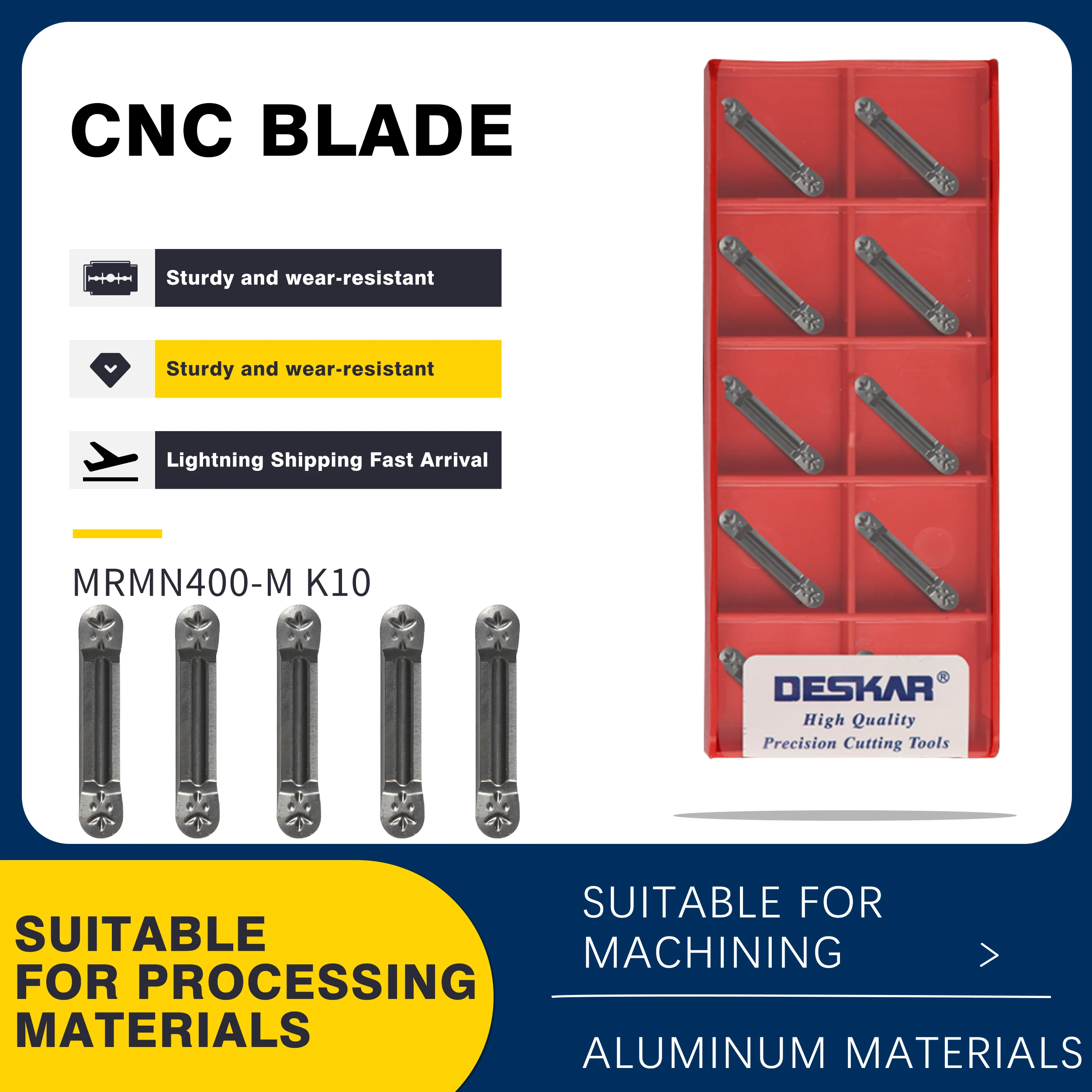 MRMN200-G K10 MRMN300-M K10 MRMN400-M K10 Circular Grooving Blades CNC Lathe Turning Tools Carbide Slotting Inserts For Aluminum
MRMN200-G K10 MRMN300-M K10 MRMN400-M K10 Circular Grooving Blades CNC Lathe Turning Tools Carbide Slotting Inserts For Aluminum