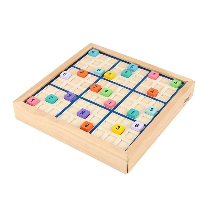 Sudoku Toy Educational Intelligent Smart Wooden Board Game Toys Portable Kid Colorful Block Improve Logical Thinking Math Skills
Sudoku Toy Educational Intelligent Smart Wooden Board Game Toys Portable Kid Colorful Block Improve Logical Thinking Math Skills