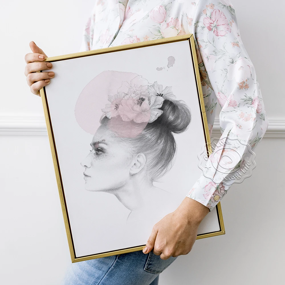 Nordic Black White Art Prints Poster Girl Portrait Modern Fashion Canvas Painting Hotel Room Bedside Background Decor Picture
Nordic Black White Art Prints Poster Girl Portrait Modern Fashion Canvas Painting Hotel Room Bedside Background Decor Picture