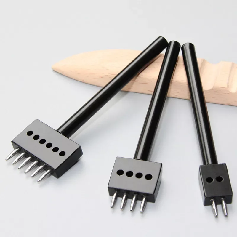 Round Stitching Punch Tools Black Leather Hole Punches 4/5/6/mm Spacing 1 Pcs Leather Punching Tool Hole Cutter 2/4/6/Hole
Round Stitching Punch Tools Black Leather Hole Punches 4/5/6/mm Spacing 1 Pcs Leather Punching Tool Hole Cutter 2/4/6/Hole