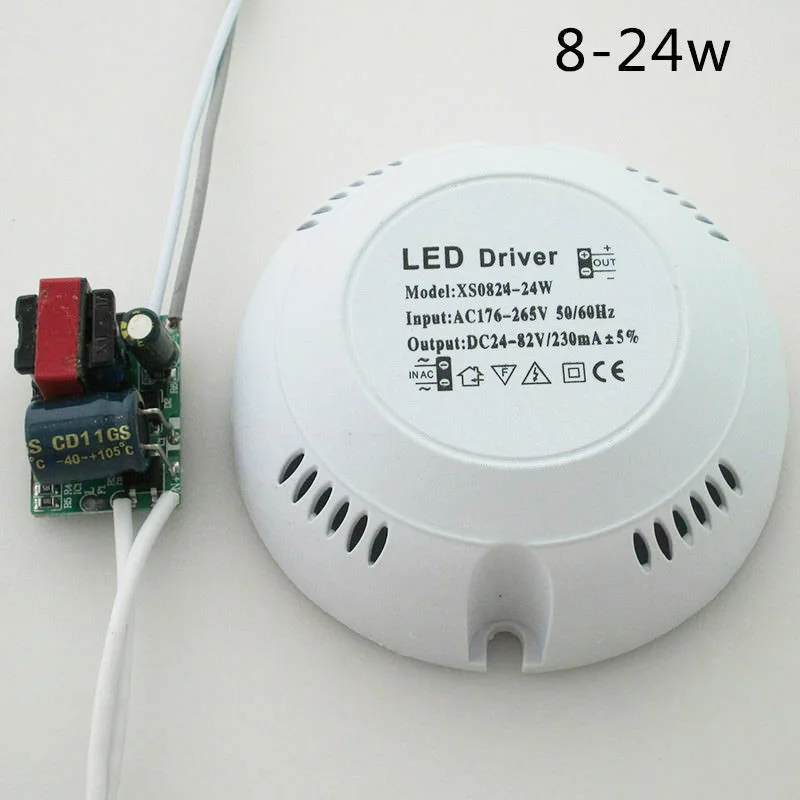 1PC LED Driver Power Supply 8-24W/24-36W/12-24W/24-40W For Ceiling Light Lamp With Round Box Lighting Parts 69*25mm
1PC LED Driver Power Supply 8-24W/24-36W/12-24W/24-40W For Ceiling Light Lamp With Round Box Lighting Parts 69*25mm
