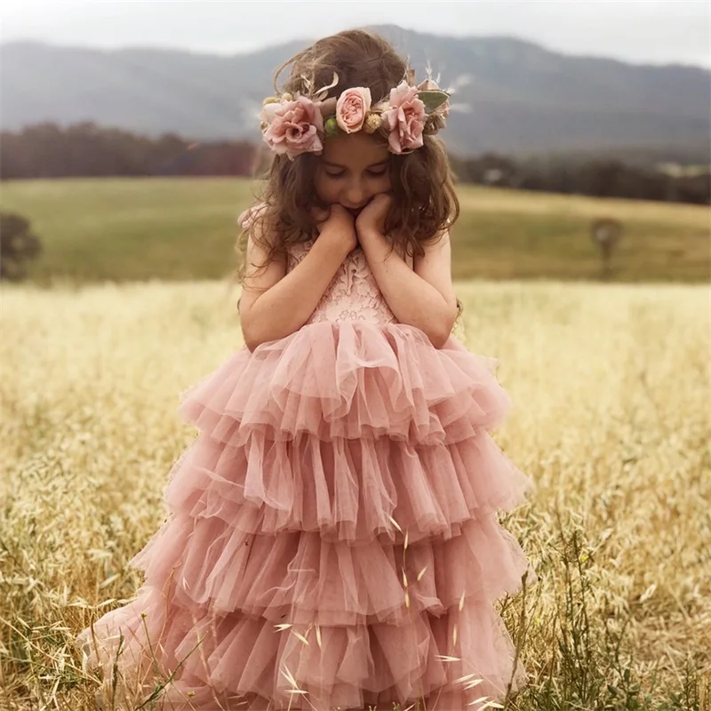 Little Girls Summer Dress for Kids Princess Birthday Party Gown Lace Sling Tutu Wedding Children Dresses Vintage Floral Clothes
Little Girls Summer Dress for Kids Princess Birthday Party Gown Lace Sling Tutu Wedding Children Dresses Vintage Floral Clothes