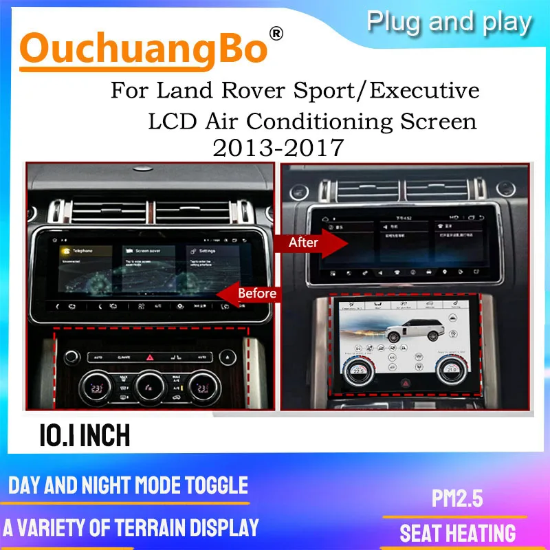 Ouchuangbo For Land Rover Sport/Executive LCD Air Conditioner Screen Touch Control 2013-2017 AC Control Climate Panel
Ouchuangbo For Land Rover Sport/Executive LCD Air Conditioner Screen Touch Control 2013-2017 AC Control Climate Panel