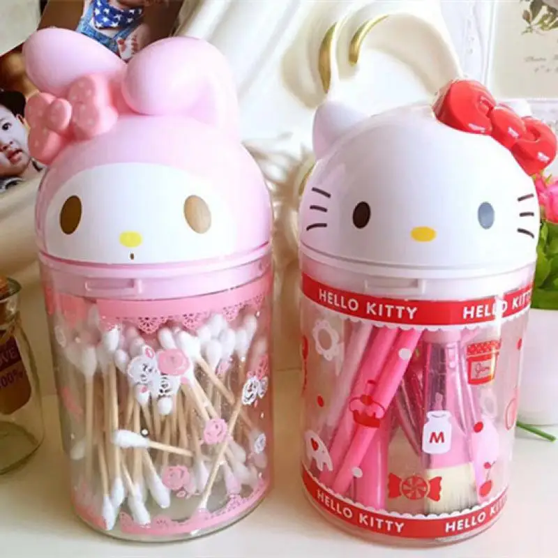 Sanrioed Anime My Melody Cinnamoroll Hellokittys Kawaii Cute Cartoon Desktop Cotton Swab Storage Box Toothpick Holder Pen Holder 
Sanrioed Anime My Melody Cinnamoroll Hellokittys Kawaii Cute Cartoon Desktop Cotton Swab Storage Box Toothpick Holder Pen Holder