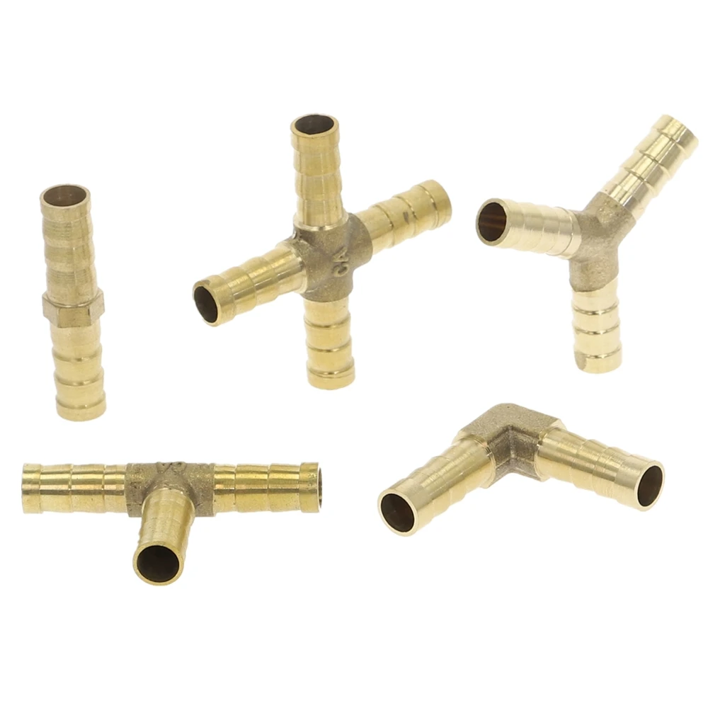 Brass Barb Pipe Fitting 2 3 4 Way Connector for 4mm 5mm 6mm 8mm 10mm 12mm 16mm 19mm Hose Copper Pagoda Water Tube Fittings
Brass Barb Pipe Fitting 2 3 4 Way Connector for 4mm 5mm 6mm 8mm 10mm 12mm 16mm 19mm Hose Copper Pagoda Water Tube Fittings