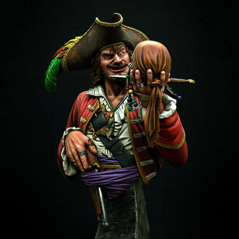 Scale Model 1/ 10 Resin Bust Pirate Figures Kits Unpainted and Unassembled Free Shipping XX114D
Scale Model 1/ 10 Resin Bust Pirate Figures Kits Unpainted and Unassembled Free Shipping XX114D