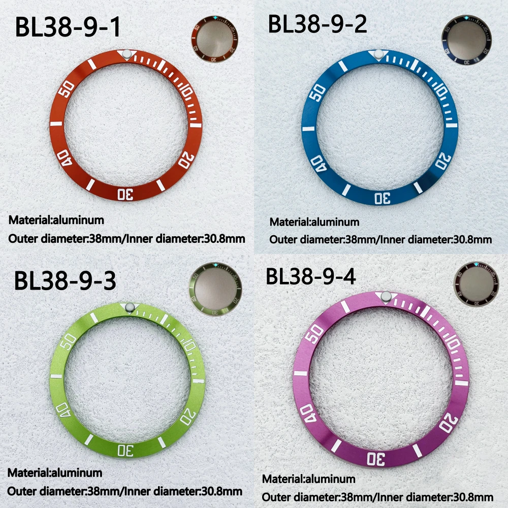 Watch Accessories Aluminum Watch Bezel for 38mm- 30.8mm Watches Inserts Replacement Parts for Watchmaker
Watch Accessories Aluminum Watch Bezel for 38mm- 30.8mm Watches Inserts Replacement Parts for Watchmaker