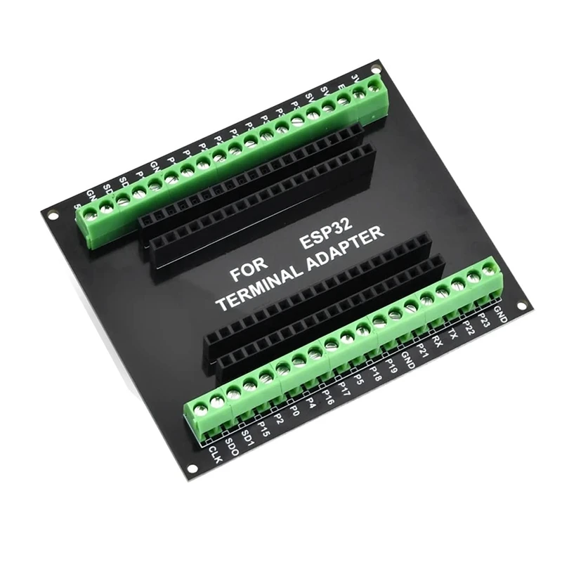 Разрывная плата ESP32 GPIO 1 в 2, совместимая с Nodemcu-32S Lua 38Pin GPIO, плата расширения
Разрывная плата ESP32 GPIO 1 в 2, совместимая с Nodemcu-32S Lua 38Pin GPIO, плата расширения