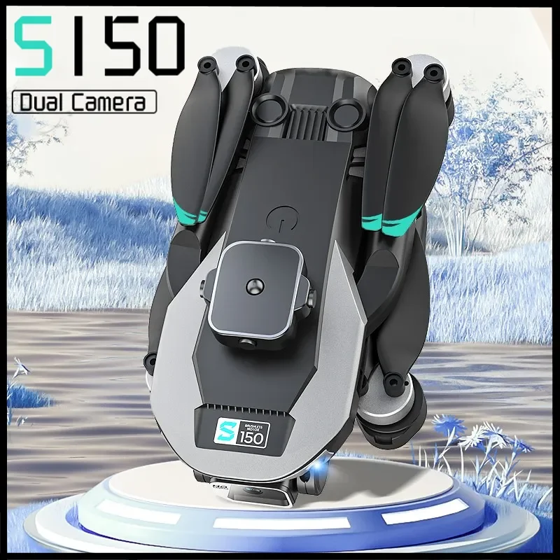 New S150 Quadcopter Kids Toys Gifts Mini Drone 4K Professional 8K Dual Camera Obstacle Avoidance Optical Flow Brushless RC Dron
New S150 Quadcopter Kids Toys Gifts Mini Drone 4K Professional 8K Dual Camera Obstacle Avoidance Optical Flow Brushless RC Dron