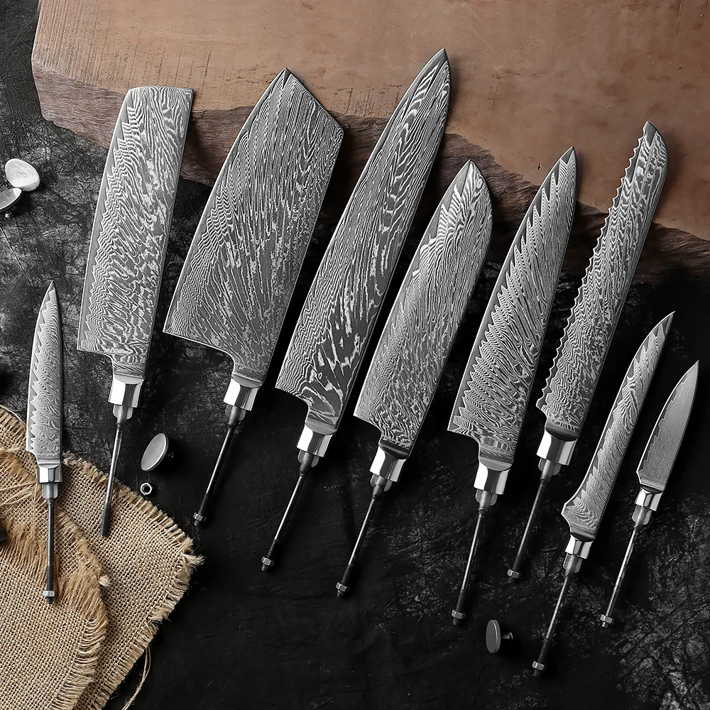 XITUO Knives Damascus Knife Making Kit DIY Handmade Damascus Steel Blank Blade for Knife Making Blank Sharp Custom DIY Knife
XITUO Knives Damascus Knife Making Kit DIY Handmade Damascus Steel Blank Blade for Knife Making Blank Sharp Custom DIY Knife