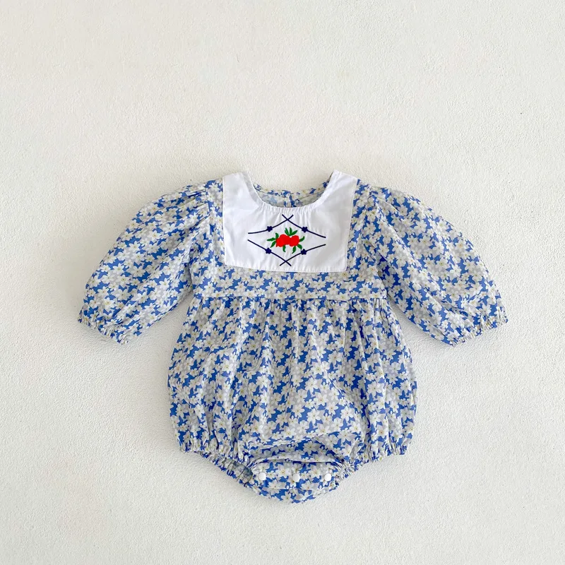 Newborn Baby Toddler Rompers Spring Summer Girl Floral Embroidrey Jumpsuit Kids Long Sleeve Bodysuit Children Clothing
Newborn Baby Toddler Rompers Spring Summer Girl Floral Embroidrey Jumpsuit Kids Long Sleeve Bodysuit Children Clothing