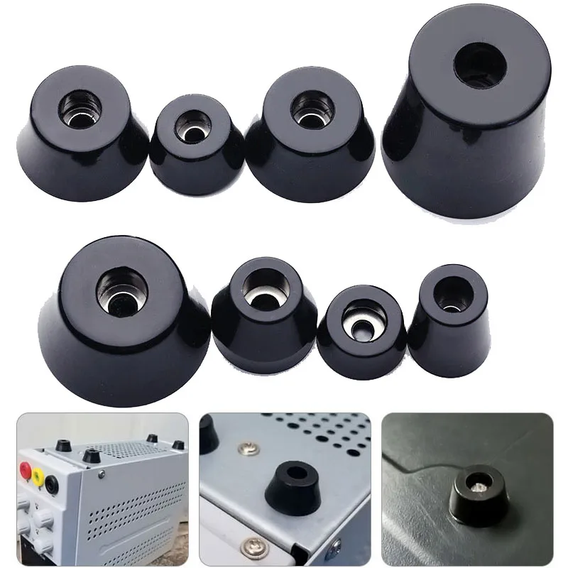 4/8Pcs Black Anti Slip Furniture Leg Feet For Speaker Cabinet Bed Table Box Conical Plastic Shock Pad Floor Protector Parts
4/8Pcs Black Anti Slip Furniture Leg Feet For Speaker Cabinet Bed Table Box Conical Plastic Shock Pad Floor Protector Parts