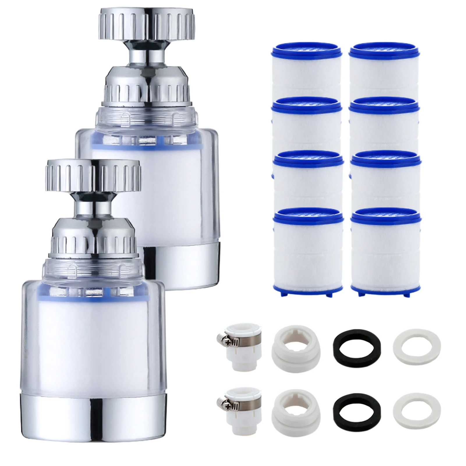 2pcs Faucet Filter Long Lasting No Deformation Home Heavy Metals Easy To Install Anti Splash Heat Resistance For Kitchen Sink
2pcs Faucet Filter Long Lasting No Deformation Home Heavy Metals Easy To Install Anti Splash Heat Resistance For Kitchen Sink