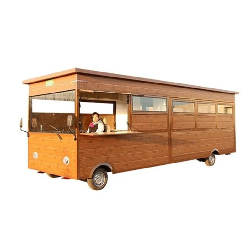 7M Retro Wooden Mobile Fast Food Truck Electric Square Food Cart Outdoor Hotdog Coffee Car Kiosk For Sale Customizabled
7M Retro Wooden Mobile Fast Food Truck Electric Square Food Cart Outdoor Hotdog Coffee Car Kiosk For Sale Customizabled