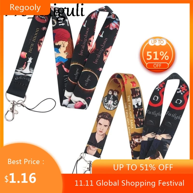 The twilight saga Lanyard for Keys Phone Cool Neck Strap Lanyard for Camera Whistle ID Badge Cute webbings ribbons Gifts
The twilight saga Lanyard for Keys Phone Cool Neck Strap Lanyard for Camera Whistle ID Badge Cute webbings ribbons Gifts