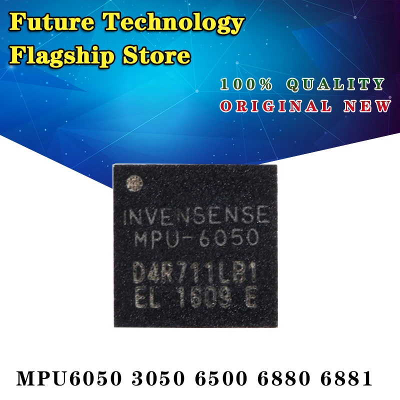 1pcs MPU-3050 MPU-6050 MPU-6500 MPU-6881 MPU-6880 Axis Gyro Sensor Chip QFN24 Acceleration
1pcs MPU-3050 MPU-6050 MPU-6500 MPU-6881 MPU-6880 Axis Gyro Sensor Chip QFN24 Acceleration