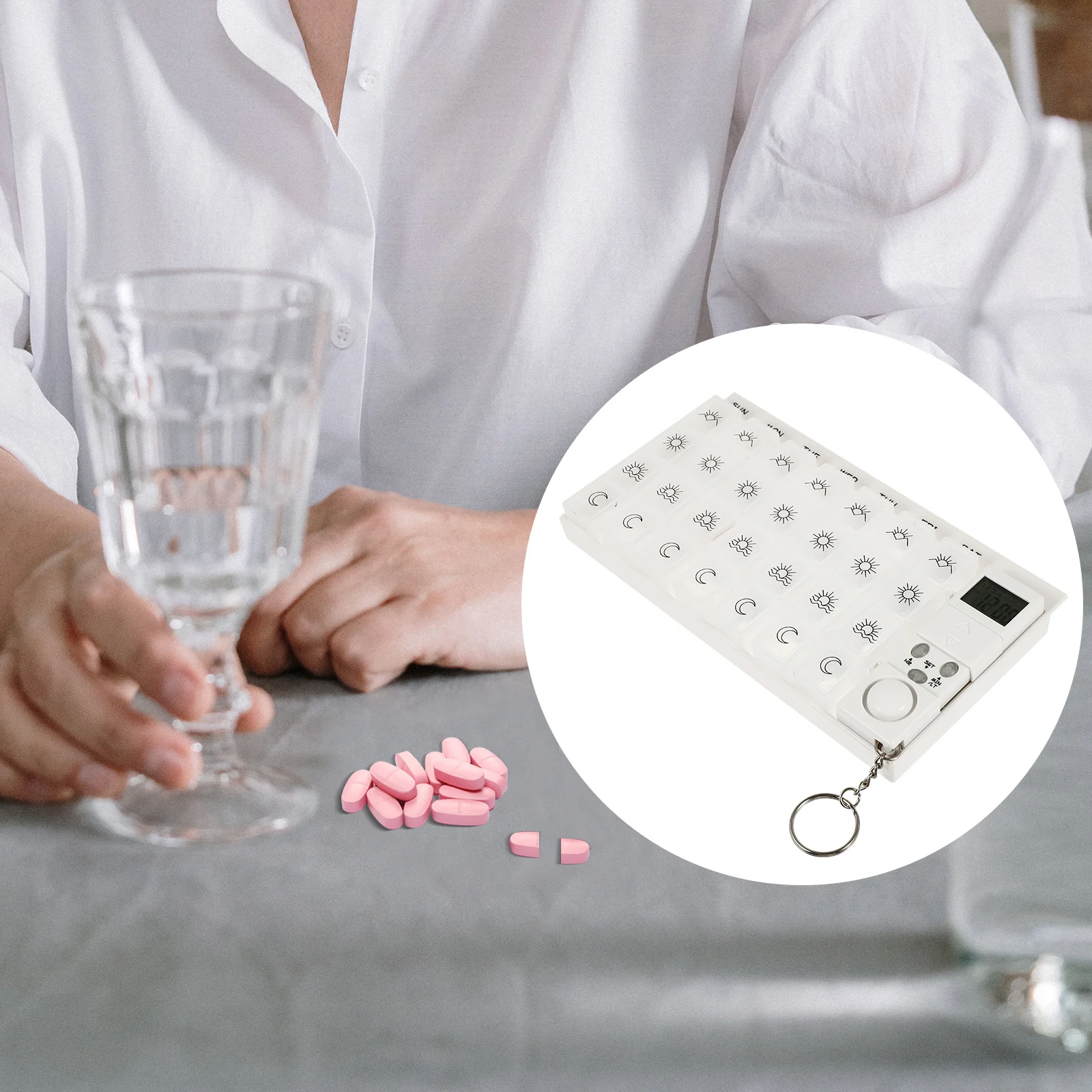 Box Medication Electronic Lock Container Mini Organizer Time Lockingcases Weekly Dispensers Boxes Dispenser Days Alarm Reminder
Box Medication Electronic Lock Container Mini Organizer Time Lockingcases Weekly Dispensers Boxes Dispenser Days Alarm Reminder