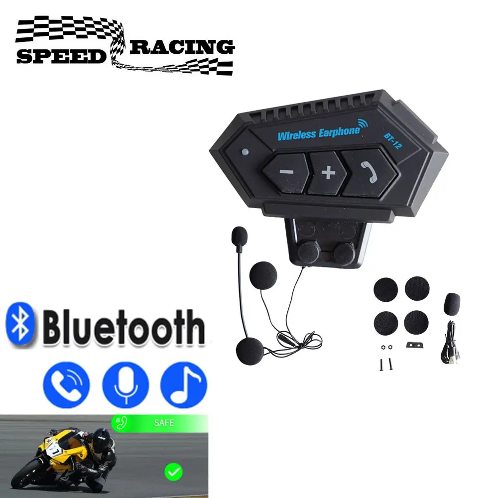 Bluetooth-гарнитура для мотоциклетного шлема, беспроводной комплект громкой связи, водонепроницаемые наушники, музыкальный плеер, динамик для Moto MP-1136
Bluetooth-гарнитура для мотоциклетного шлема, беспроводной комплект громкой связи, водонепроницаемые наушники, музыкальный плеер, динамик для Moto MP-1136