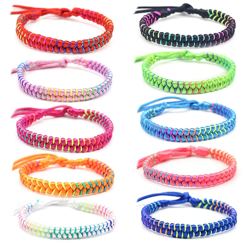 10Pcs/Lot Fashion Bohemia Ethnic Adjustable Handmade Cuff Bracelet For Women Men Friendship Braided Woven Rope Mix Color Jewelry
10Pcs/Lot Fashion Bohemia Ethnic Adjustable Handmade Cuff Bracelet For Women Men Friendship Braided Woven Rope Mix Color Jewelry