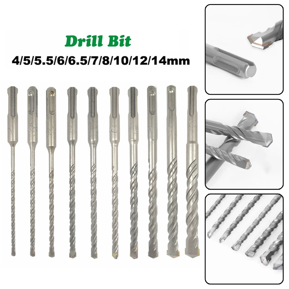 10pcs Electric Impact Drill Bit 4-14mm Triangle Shank Alloy Steel Concrete Impact Screwdriver Bit For Concrete Wall Drilling Bit
10pcs Electric Impact Drill Bit 4-14mm Triangle Shank Alloy Steel Concrete Impact Screwdriver Bit For Concrete Wall Drilling Bit