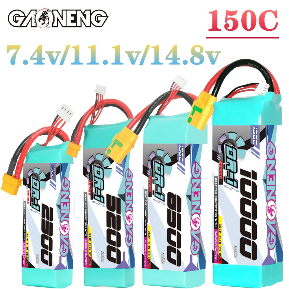 GNB 2300/5200/8500/10000mAh 7.4v 11.1v 14.8v Lipo Battery For RC Car Boats RC Helicopter Quadcopter FPV Racing Drone Spare Parts
GNB 2300/5200/8500/10000mAh 7.4v 11.1v 14.8v Lipo Battery For RC Car Boats RC Helicopter Quadcopter FPV Racing Drone Spare Parts