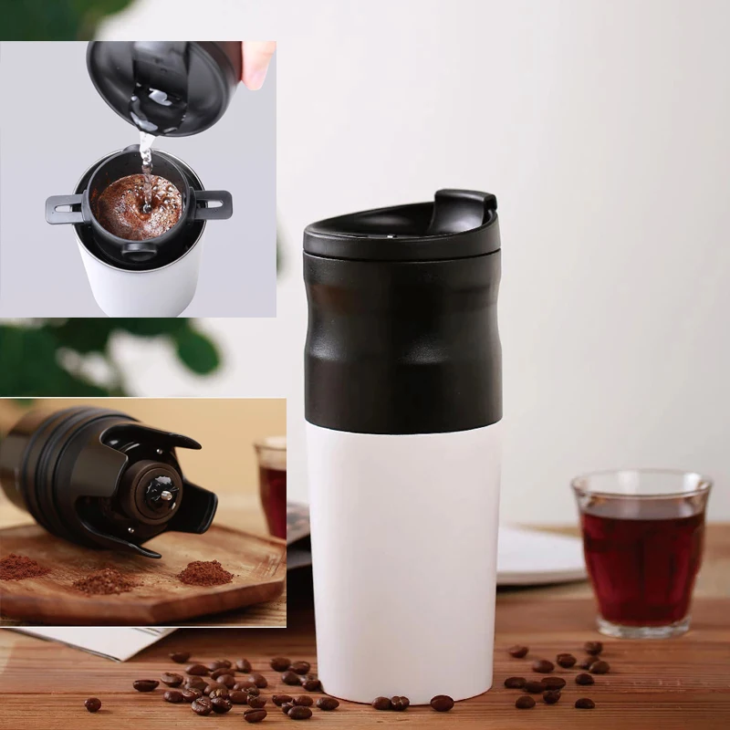 AnneFish Electric Coffee Grinder Portable Brewing All-in-one Coffee Cup for Car Home Travel Mug With Grinder Filter
AnneFish Electric Coffee Grinder Portable Brewing All-in-one Coffee Cup for Car Home Travel Mug With Grinder Filter