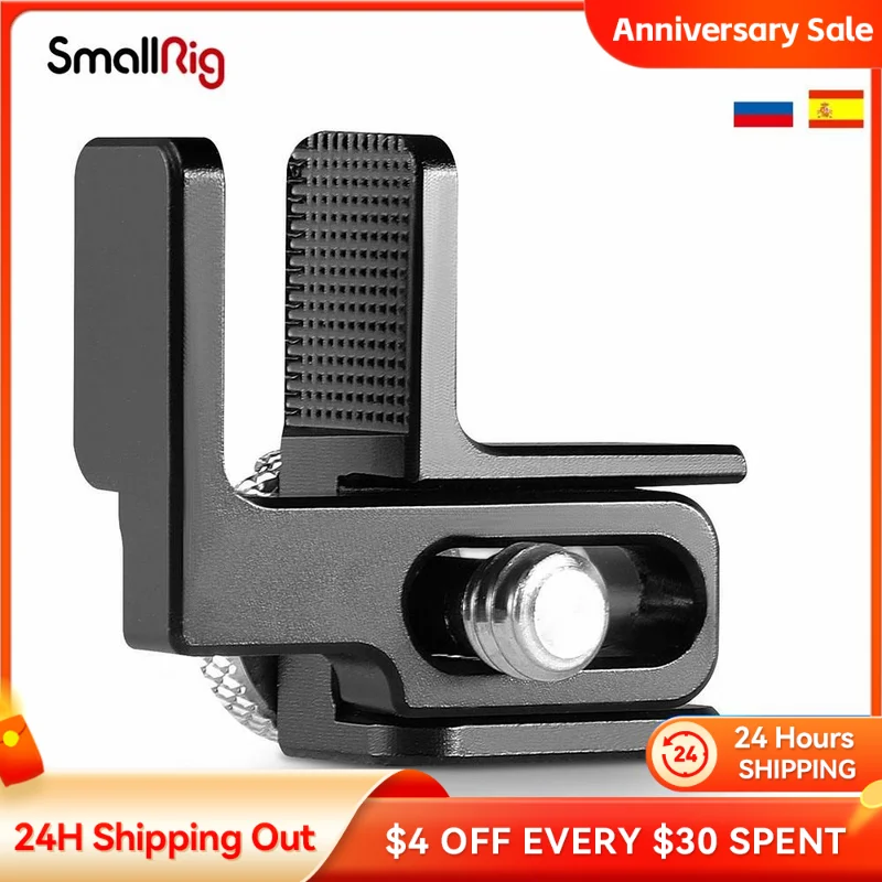 SMALLRIG HDMI Cable Clamp for Blackmagic Video Assist Monitor Cage, G7/GH4/GH3 Cage for BMMCC Cage - 1693
SMALLRIG HDMI Cable Clamp for Blackmagic Video Assist Monitor Cage, G7/GH4/GH3 Cage for BMMCC Cage - 1693
