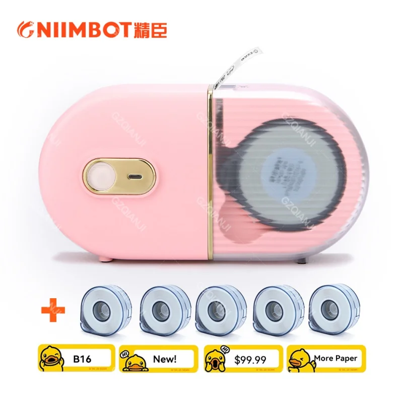Принтер для печати этикеток Niimbot B16, портативный карманный принтер для печати этикеток, мини-принтер для дома и офиса, с поддержкой Bluetooth, iOS, ...
Принтер для печати этикеток Niimbot B16, портативный карманный принтер для печати этикеток, мини-принтер для дома и офиса, с поддержкой Bluetooth, iOS, ...
