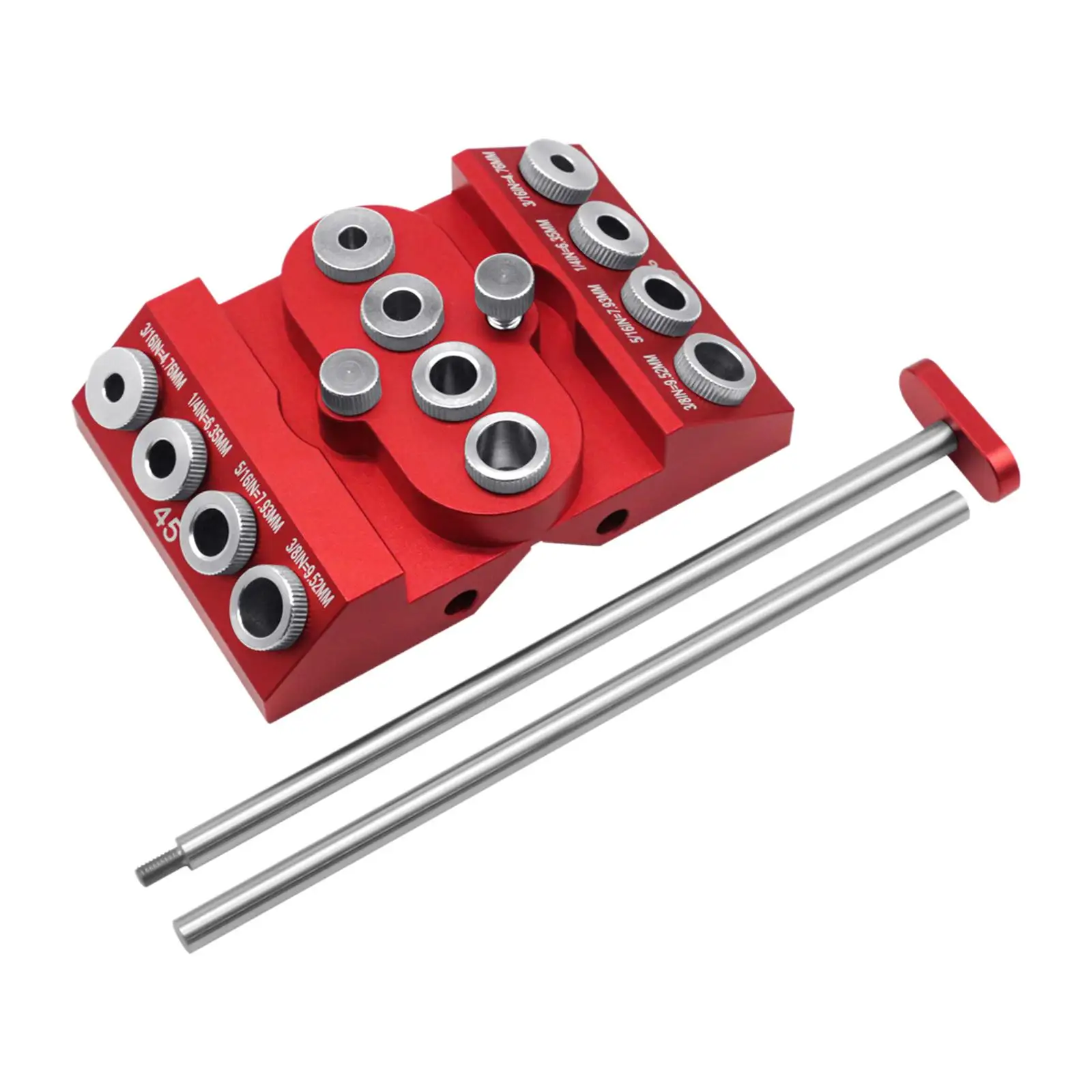 30 45 90 Degree Angle Jig Aluminum Alloy Punching Tool Woodworking Puncher Gear Drill Guide Jig Drill Guide Block
30 45 90 Degree Angle Jig Aluminum Alloy Punching Tool Woodworking Puncher Gear Drill Guide Jig Drill Guide Block