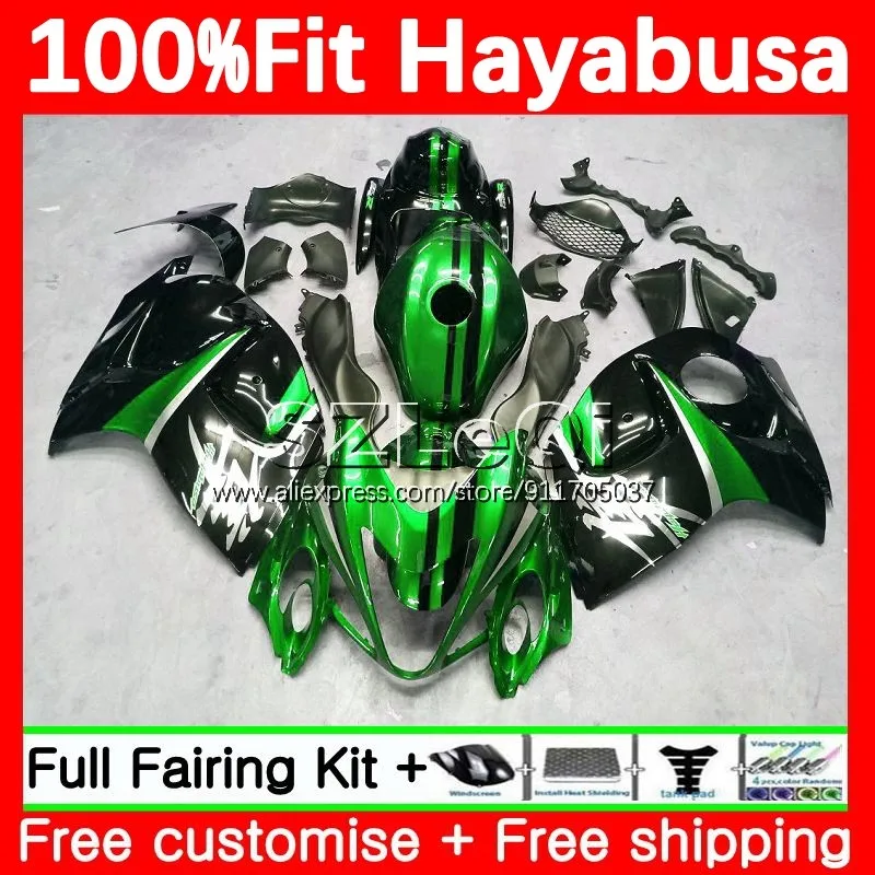 Green black Injection For SUZUKI GSXR-1300 Hayabusa GSXR 1300 CC GSXR1300 08 09 10 11 12 13 14 15 16 17 18 19 Fairings 88LQ.112
Green black Injection For SUZUKI GSXR-1300 Hayabusa GSXR 1300 CC GSXR1300 08 09 10 11 12 13 14 15 16 17 18 19 Fairings 88LQ.112