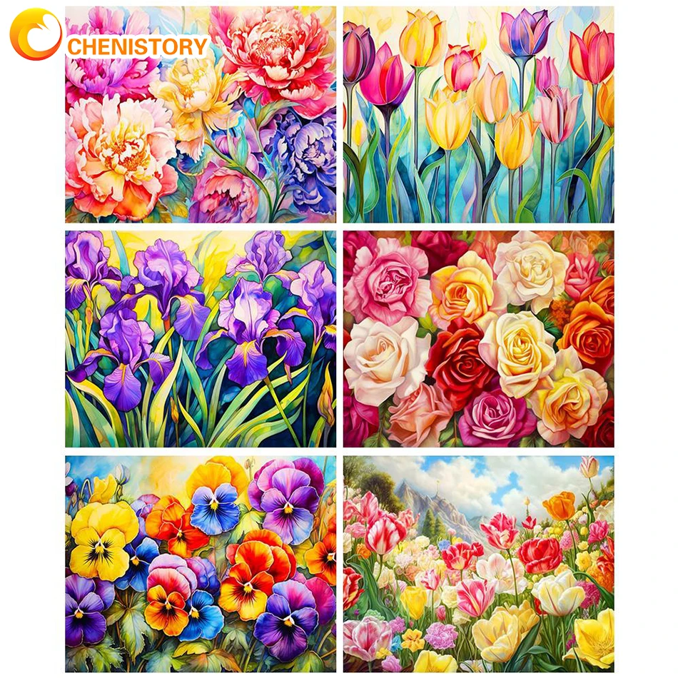 CHENISTORY Paint By Numbers Flower Kit Picture Of Coloring By Numbers Acrylic Paint For Painting Wall Art Gift Home Dceor
CHENISTORY Paint By Numbers Flower Kit Picture Of Coloring By Numbers Acrylic Paint For Painting Wall Art Gift Home Dceor