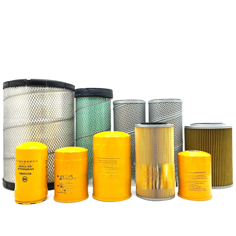 Excavator Kato Hd820r Engine Oil Diesel Filter Element Oil Water Paper Diesel Air Grid Hydraulic Oil Filter Maintenance Parts
Excavator Kato Hd820r Engine Oil Diesel Filter Element Oil Water Paper Diesel Air Grid Hydraulic Oil Filter Maintenance Parts