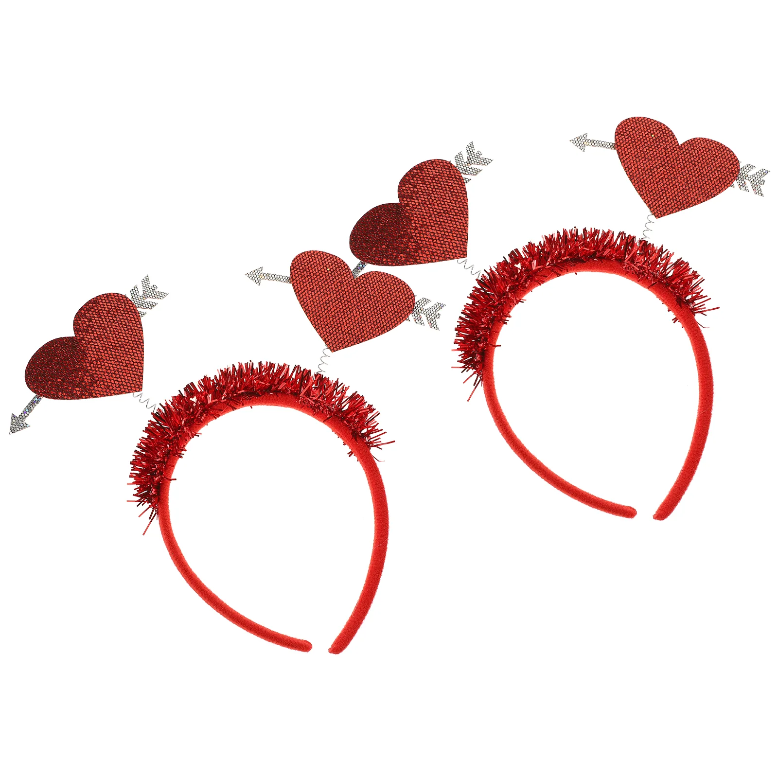 2 Pcs Valentine's Day Headband Tinsel Hair Accessories Headdress Greeter Accessory Miss
2 Pcs Valentine's Day Headband Tinsel Hair Accessories Headdress Greeter Accessory Miss