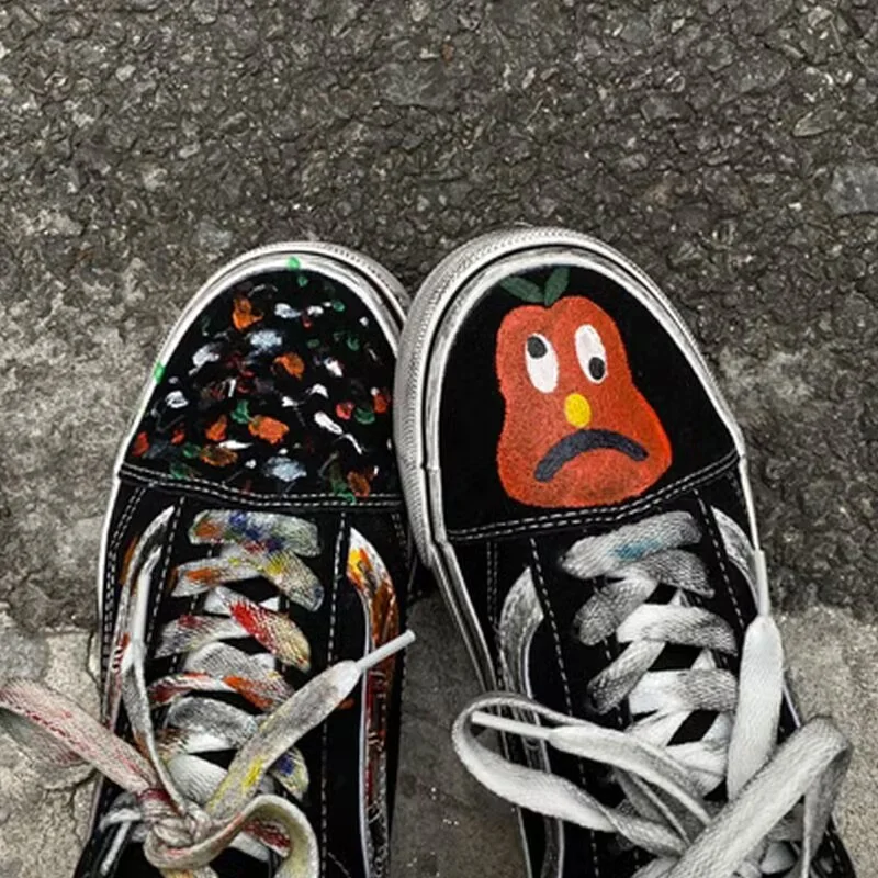 Hand custom low-top sports canvas shoes hand painted leisure sports plus-size women 35-44
Hand custom low-top sports canvas shoes hand painted leisure sports plus-size women 35-44